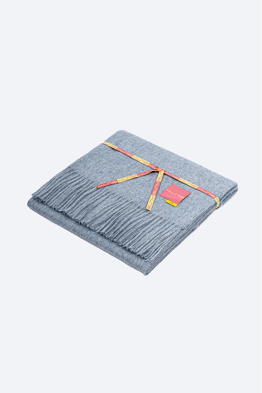 Manta Jet Baby Alpaca Color Azul Claro