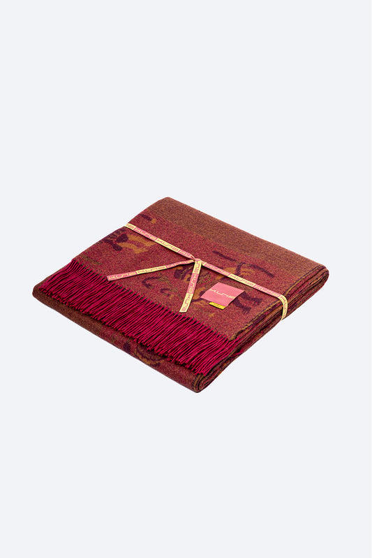 Nazca - 24 Mantas Baby Alpaca Color Rojo