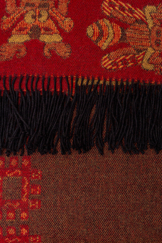 Nazca - 25 Mantas Baby Alpaca Color Negro