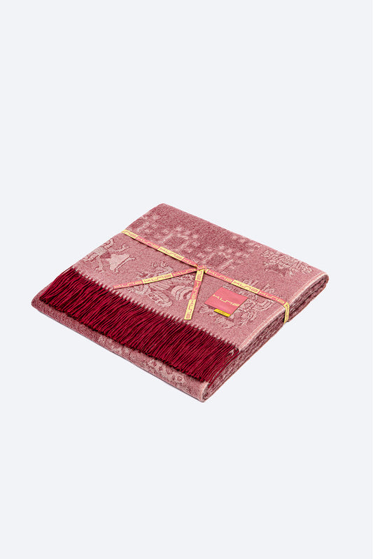 Nazca - 25 Manta Baby Alpaca Color Guinda