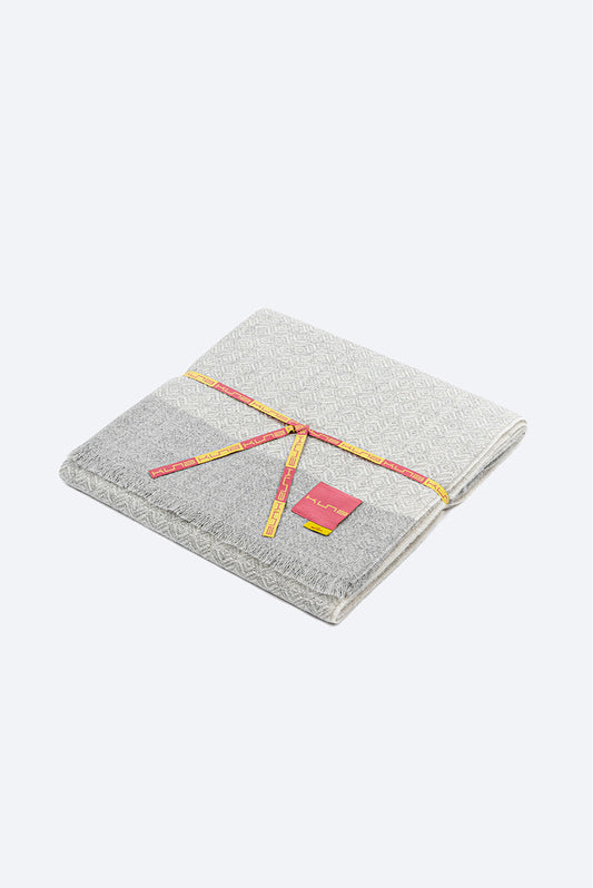 Manta Vrac Baby Alpaca Color Gris Claro