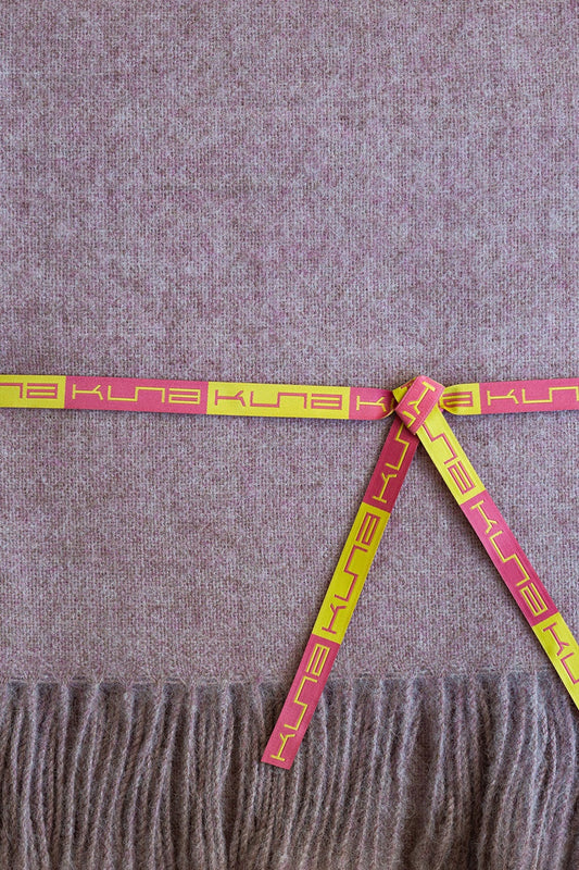 Manta Uanaco Baby Alpaca Color Palo Rosa