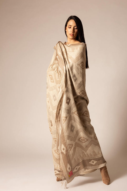 Manta Rodriguez Baby Alpaca Color Beige