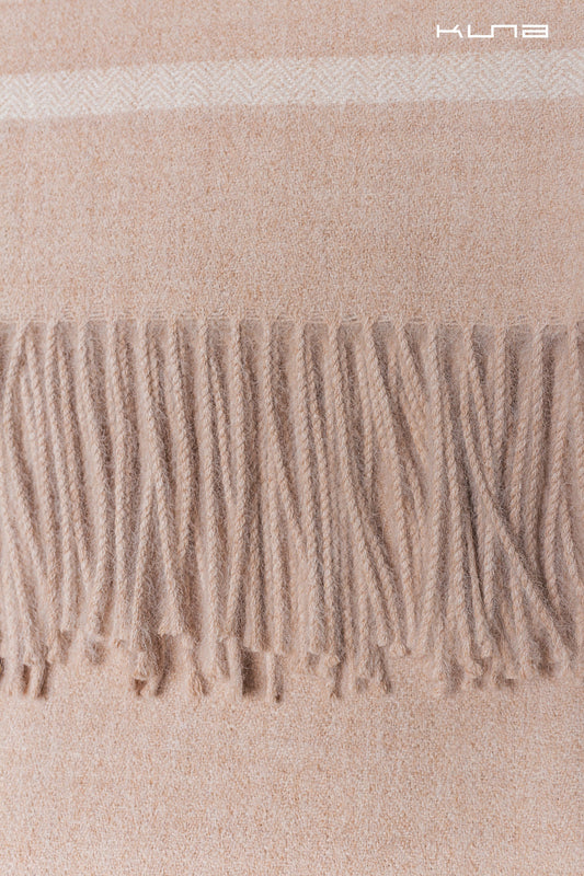 Manta Vinnie Alpaca Color Beige