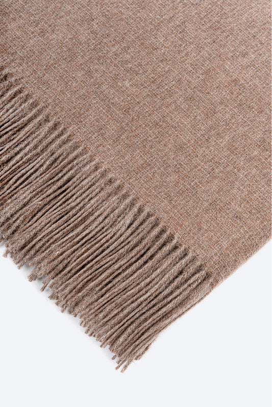 Manta Kuna 1 Manta Alpaca Color Marrón Claro