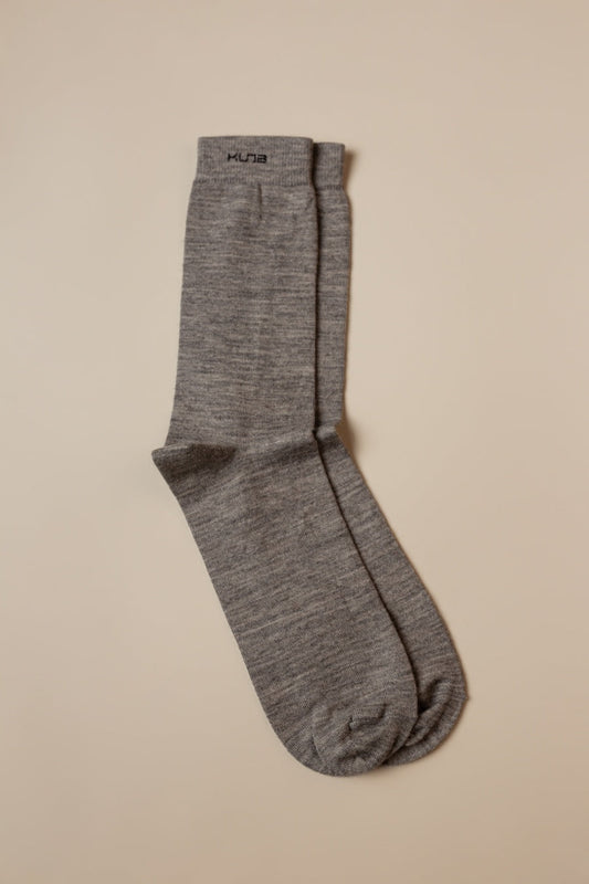 Reto Calcetines Baby Alpaca Color Gris Claro