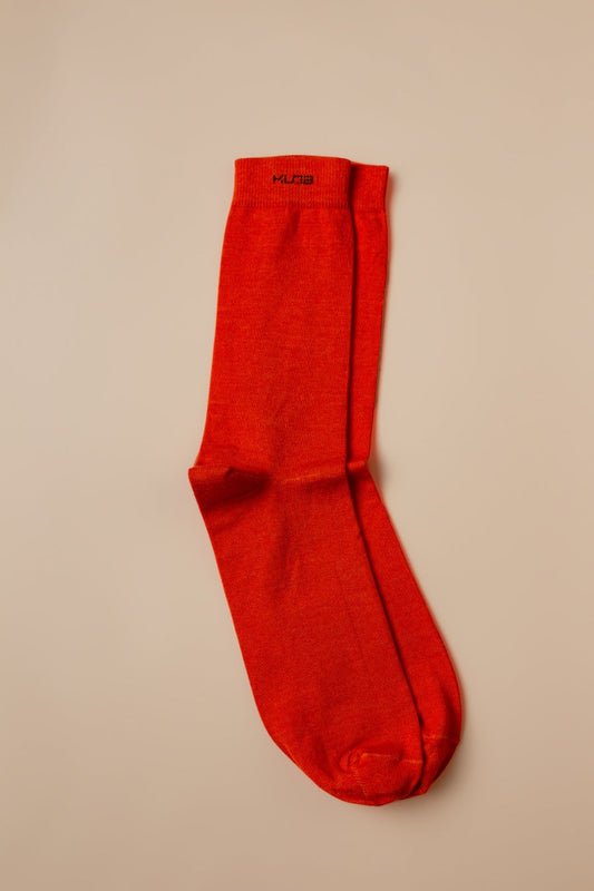 Reto Calcetines Baby Alpaca Color Naranja