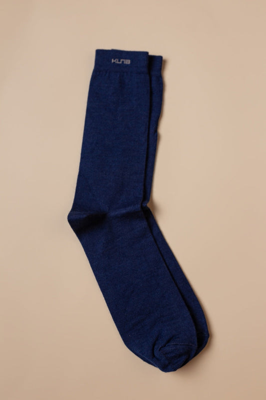 Calcetines Reto Baby Alpaca Color Azul