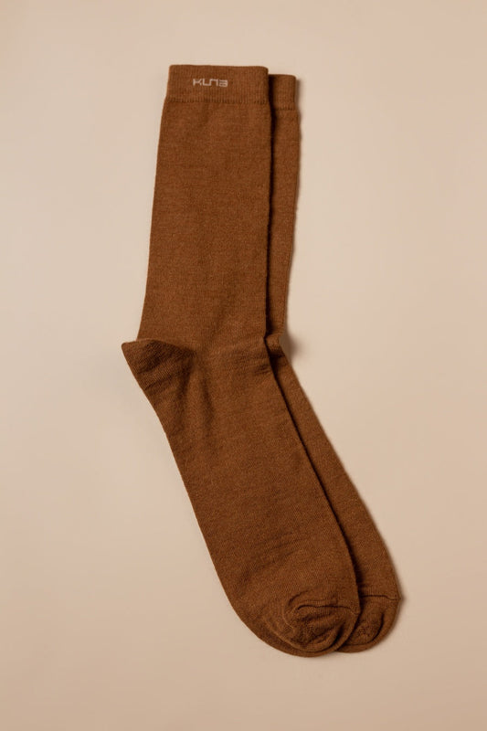 Calcetines Reto Baby Alpaca Color Camel