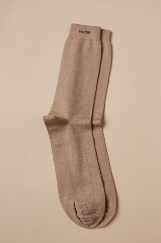 Reto Calcetines Baby Alpaca Color Beige Claro