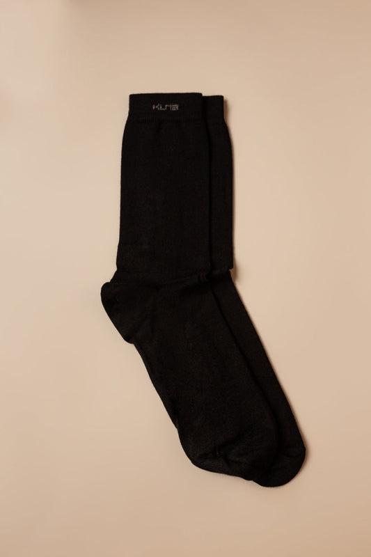 Calcetines Reto Baby Alpaca Color Negro