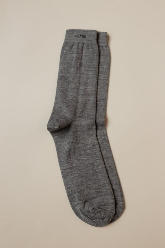 Reto Calcetines Baby Alpaca Color Gris Medio