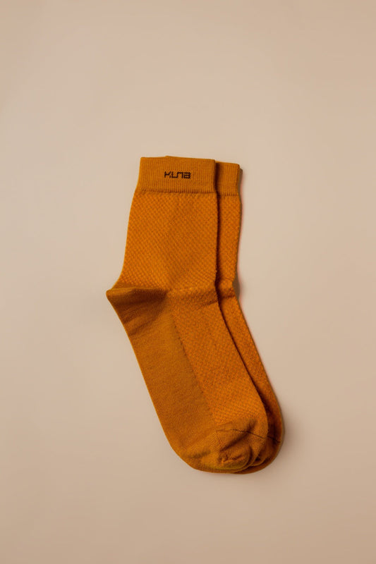 Ruso Calcetines Baby Alpaca Color Amarillo