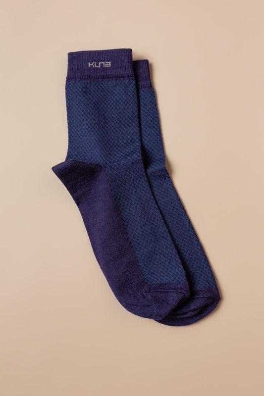Calcetines Ruso Baby Alpaca Color Azul