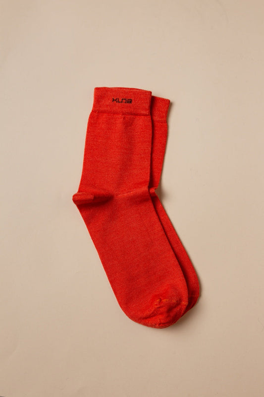 Calcetines Rigolo Baby Alpaca Color Naranja