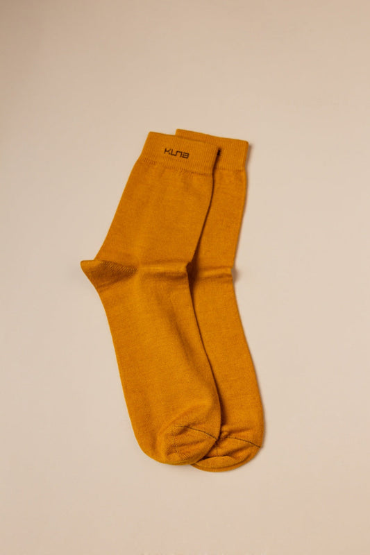 Calcetines Rigolo Baby Alpaca Color Amarillo
