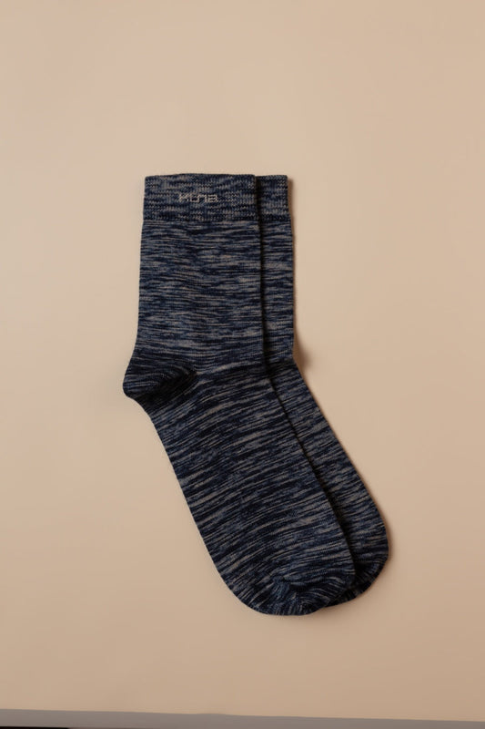 Rigolo Calcetines Baby Alpaca Color Azul Jaspeado