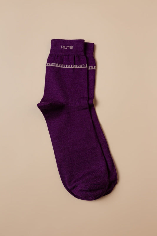 Calcetines Route Baby Alpaca Color Morado