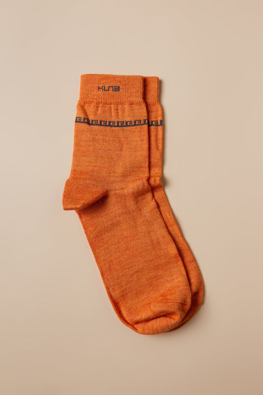 Calcetines Route Baby Alpaca Color Melón