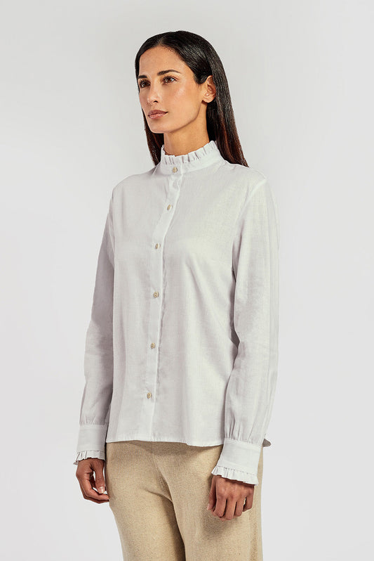 Camisa Velero Lino Color Blanco