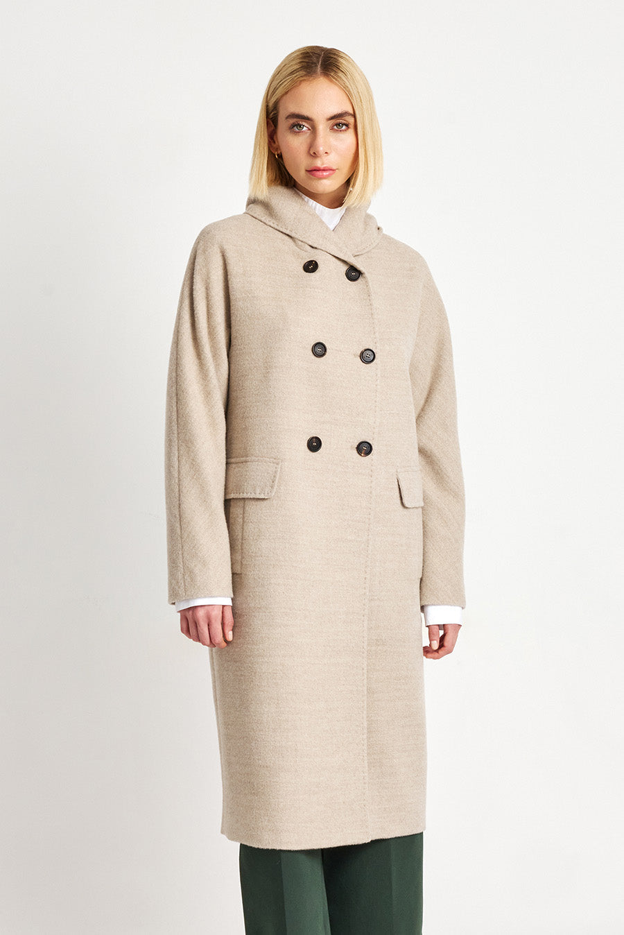 Westend Coat Baby Alpaca Color Sabbia