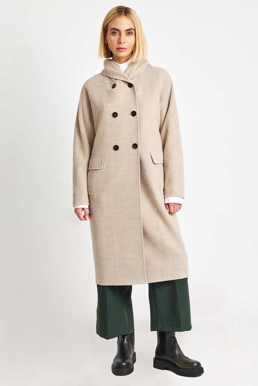 Westend Coat Baby Alpaca Color Sabbia