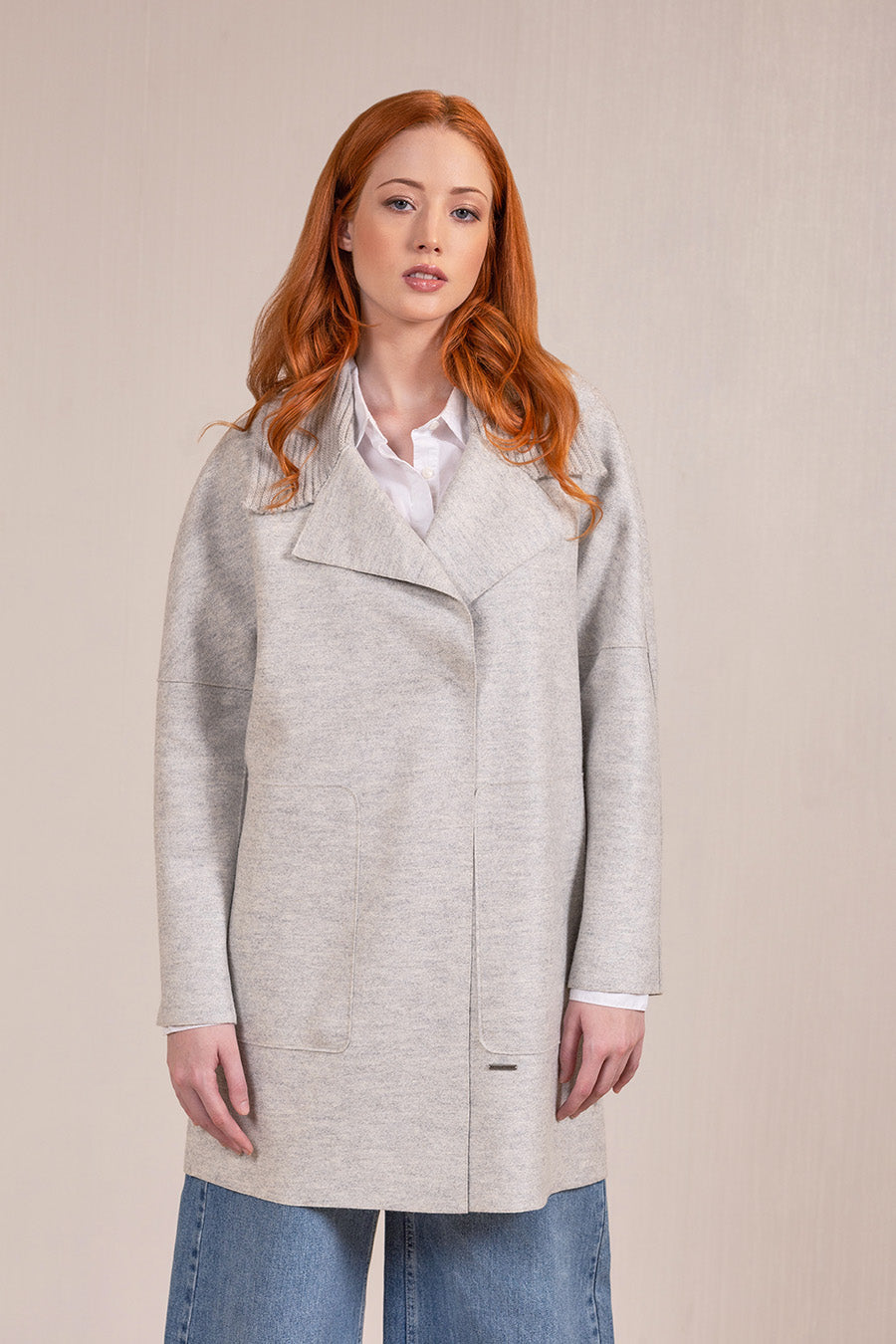 Vegas Coat Alpaca & Wool Color Cumulus