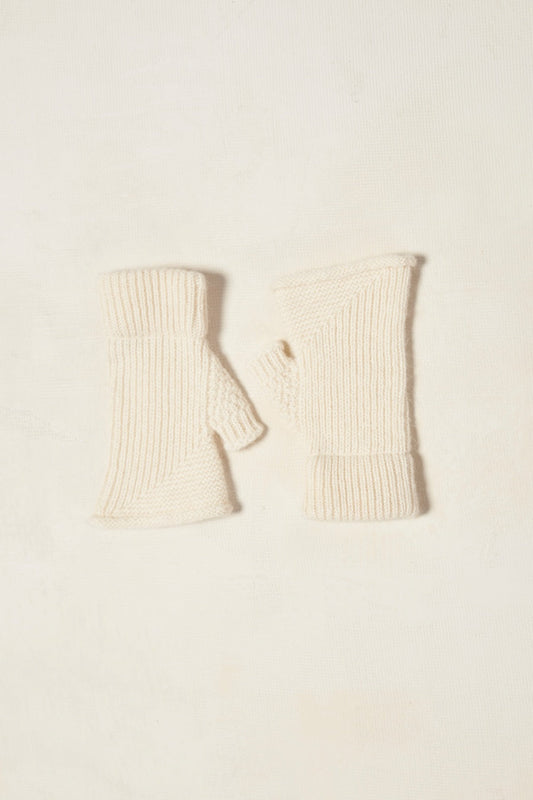 Guantes Silex Baby Alpaca Color Crudo