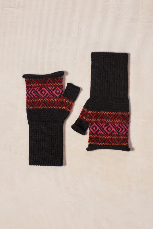 Guantes Sakari Baby Alpaca Color Negro