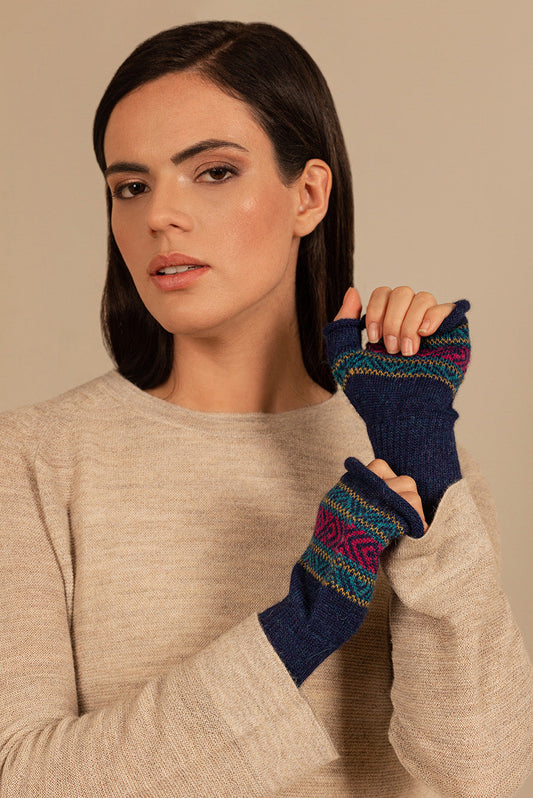 Guantes Sakari Baby Alpaca Color Astral