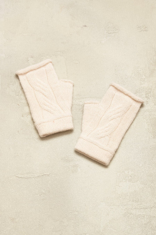 Guantes Rita Baby Alpaca Color Crudo