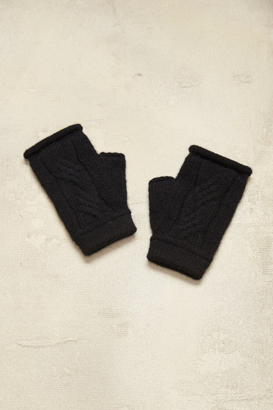 Guantes Rita Baby Alpaca Color Negro