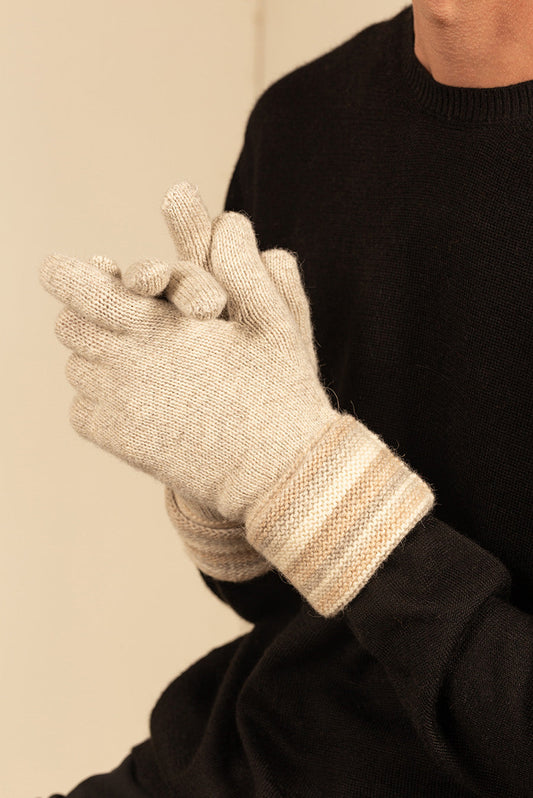 Guantes Solfa Baby Alpaca Color Franela