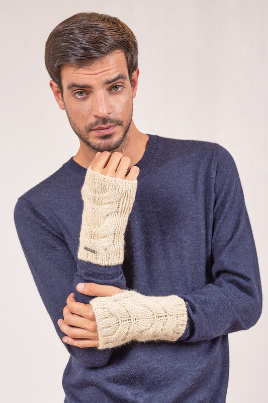 Guantes Vivimi Baby Alpaca Color Crema