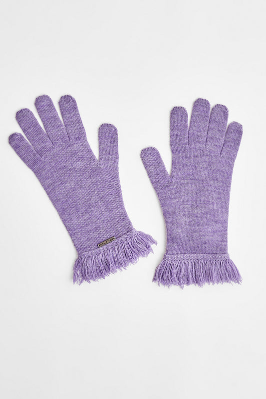 Guantes Wolyn Baby Alpaca Color Orquídea