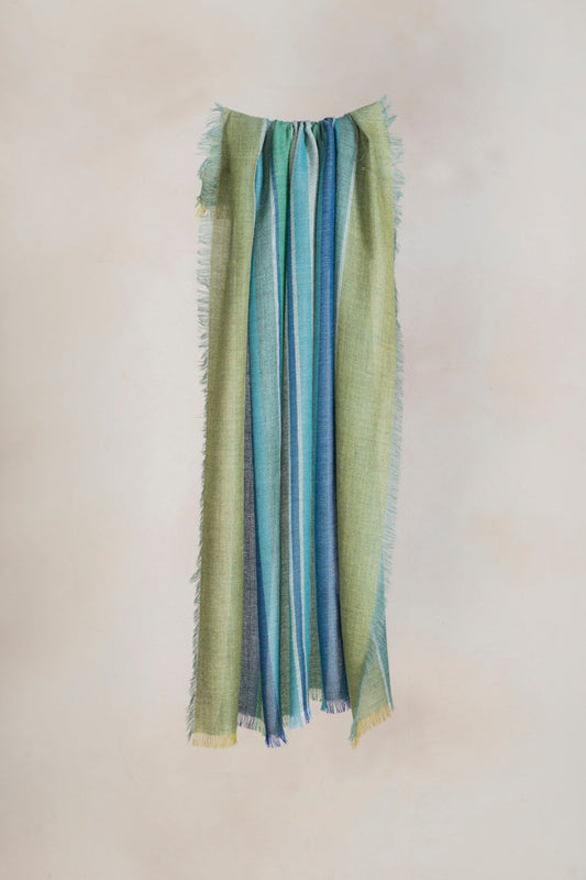 Pireo Bufanda Baby Alpaca Color Verde