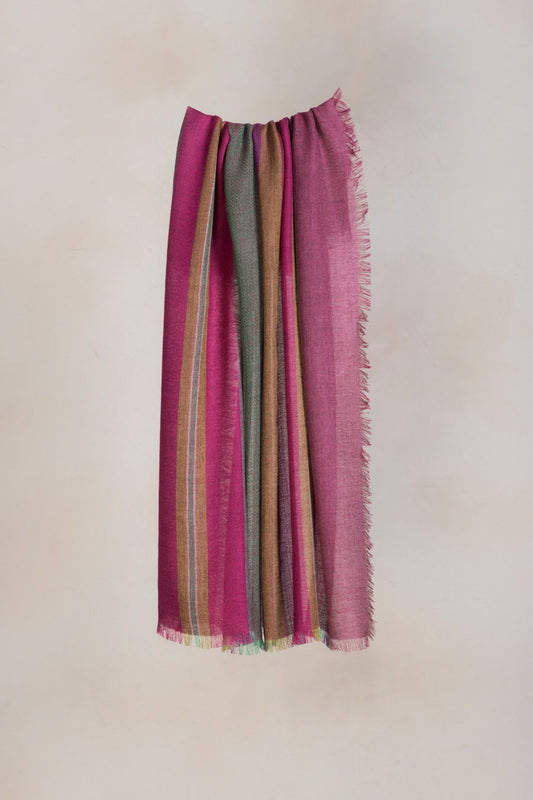 Bufanda Pireo Baby Alpaca Color Fucsia