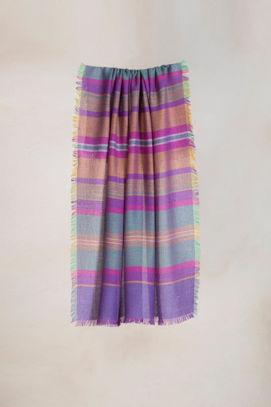 Pireo Bufanda Baby Alpaca Color Morado