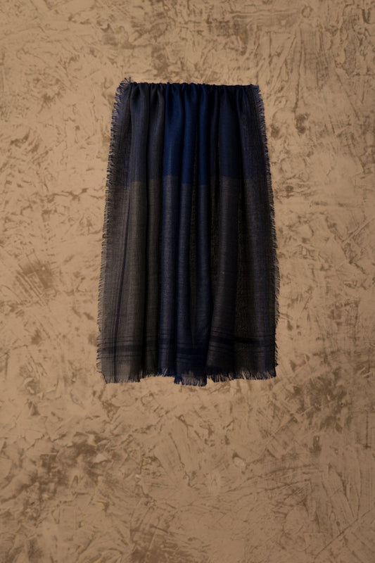 Brigitte - Chal de Alpaca y Seda Royal Alpaca y Seda Color Azul